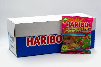 Мармелад жевательный Haribo Зеленые Крокодилы кислые 175 гр