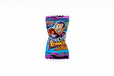 Кислая жевательная резинка с начинкой Канди Дракула-Жевакула 4 гр