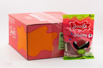 Жевательный мармелад Docile Watermelon Slices (Кислые ломтики со вкусом арбуза) 80г