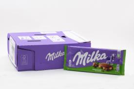 Молочный шоколад Milka Hazelnuts (с дробленым фундуком) 90г