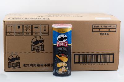 Чипсы Pringles со вкусом французским куриным рулетом и грибами-сморчками (Китай) 80г