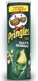 Чипсы Pringles с Водорослями и Морской солью 107 гр