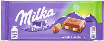 Молочный шоколад Milka Фундук 100 грамм