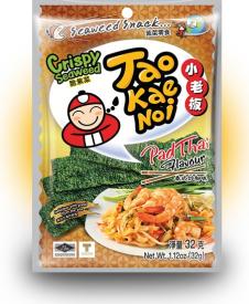 TAO KAE NOI Crispy Seaweed Pad Thai Flavour Пад тай 32 грамма