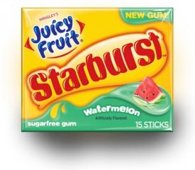 Wrigley's Starburst Juicy Fruit Watermelon